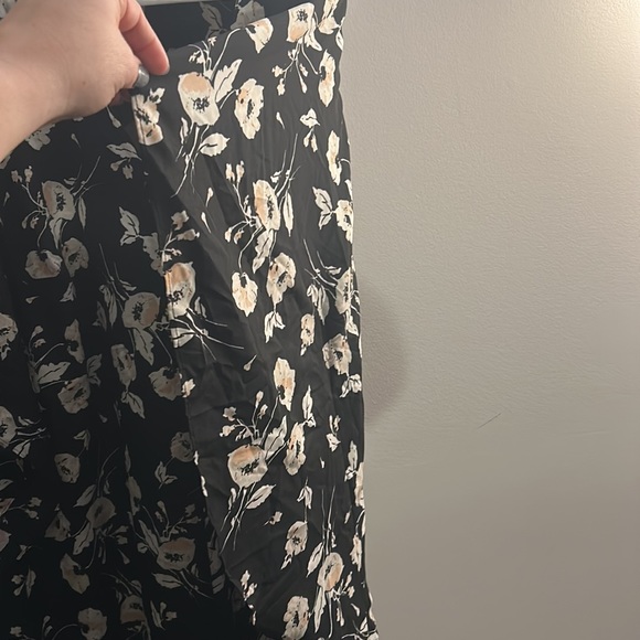 Ralph Lauren Black Floral O-line Dress-2x - Picture 7 of 7
